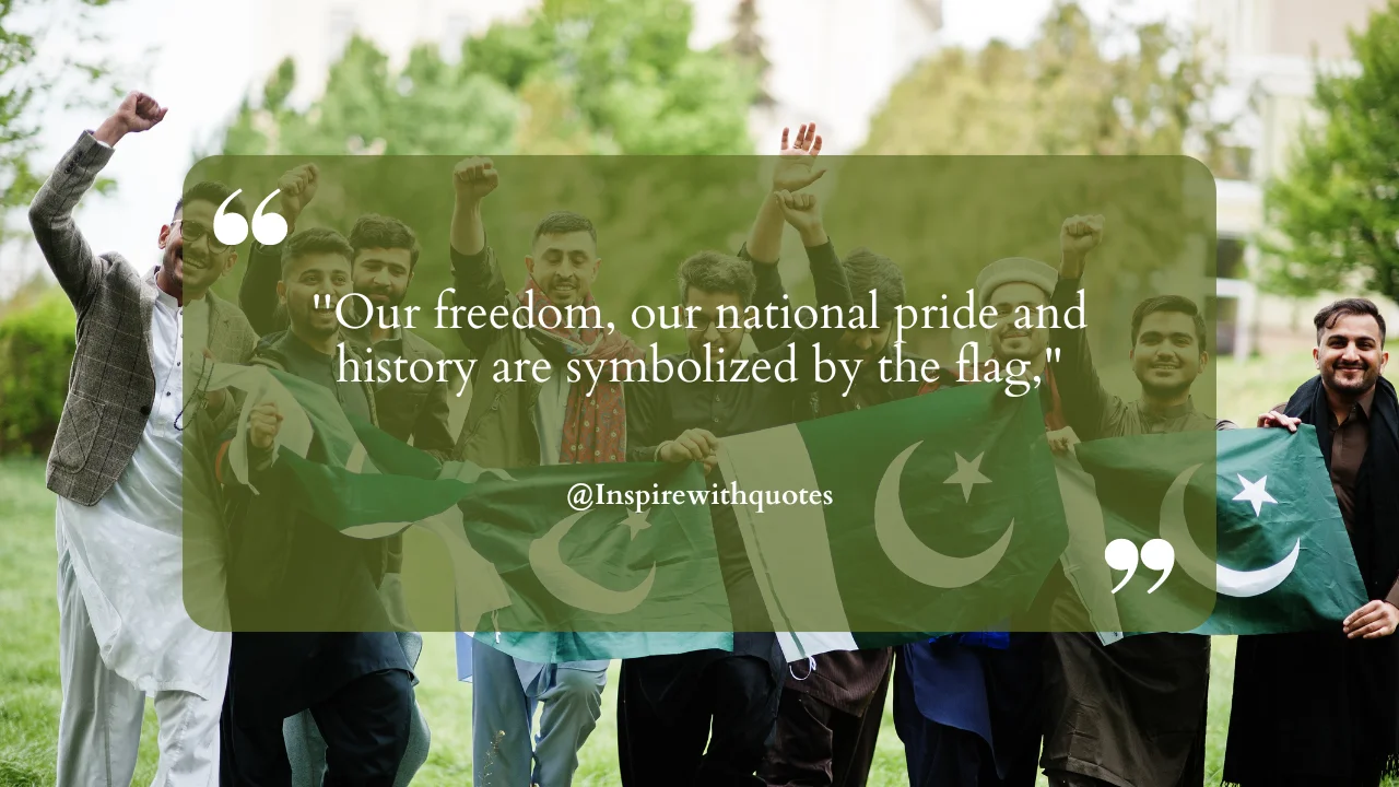 Our freedom, our national pride and history are symbolized by the flag